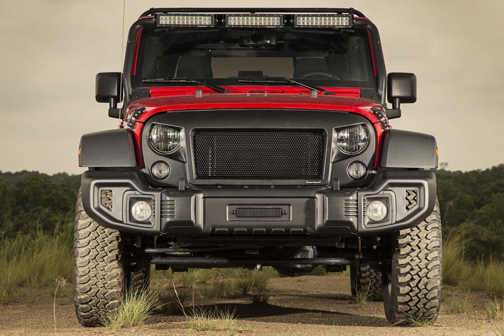 Тюнінгова решітка радіатора Jeep Wrangler JK