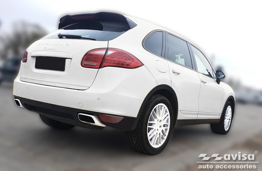 Захисна накладка на задній бампер Porsche Cayenne