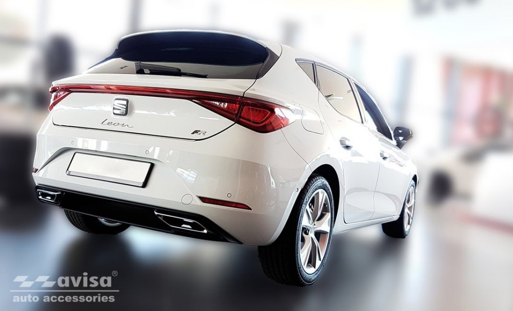 захисна накладка на задній бампер Seat Leon 4 Hatchback