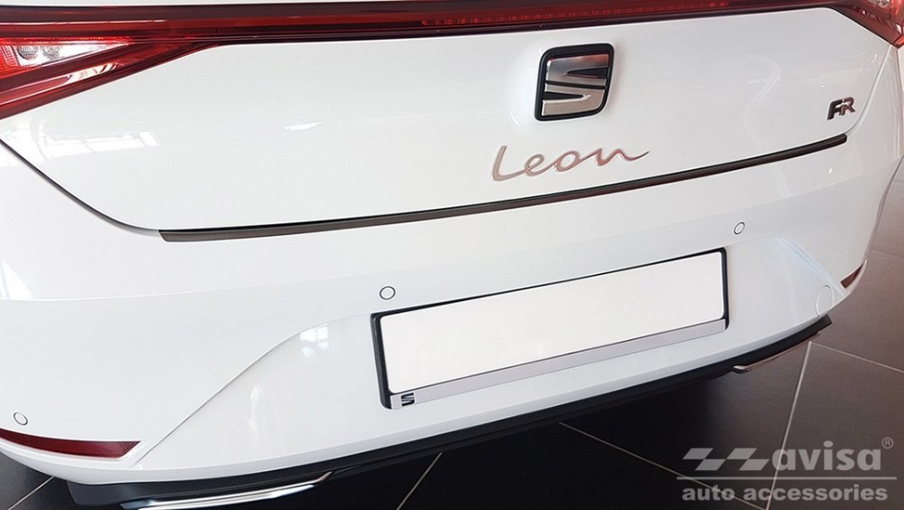 захисна накладка на задній бампер Seat Leon IV Hatchback, чорна