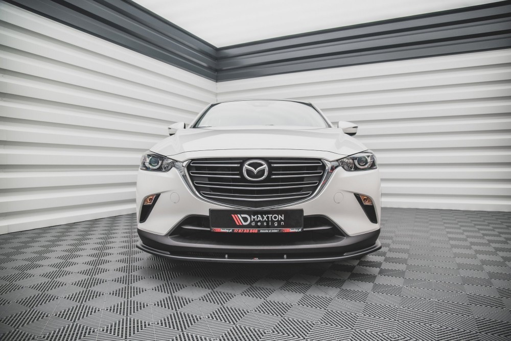 Тюнінговий дифузор (накладка) переднього бампера Mazda CX-3 вер. 1