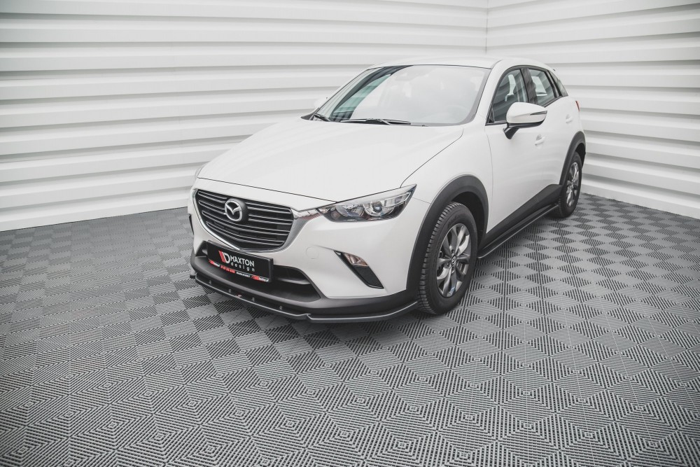 Тюнінг накладка під передній бампер Mazda CX-3 вер. 2