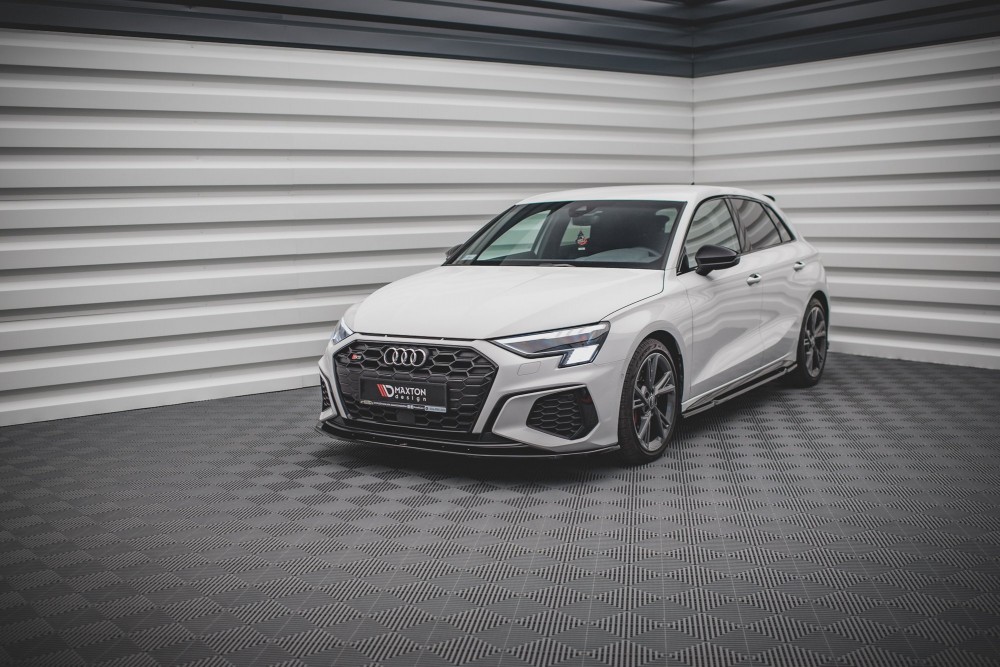 Тюнінговий дифузор переднього бампера Audi S3/A3 S-line 8Y вер. 1