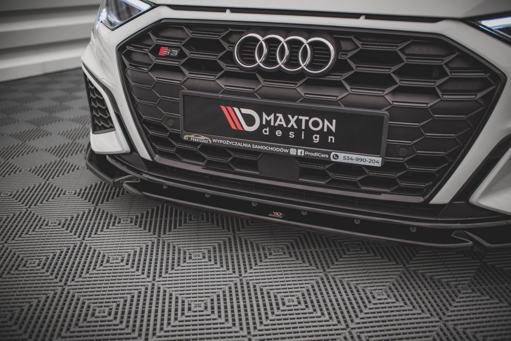 Тюнінговий спойлер під бампер Audi S3/A3 S-line 8Y вер. 3