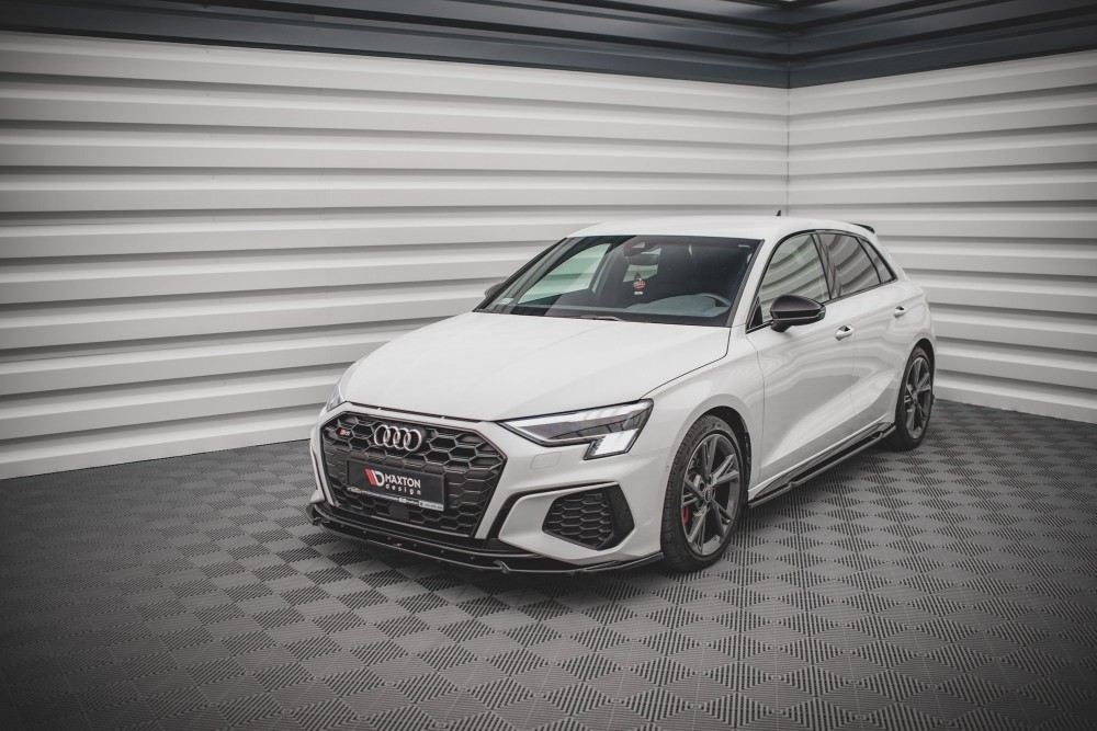 Тюнінговий спойлер під бампер Audi S3/A3 S-line 8Y вер. 3