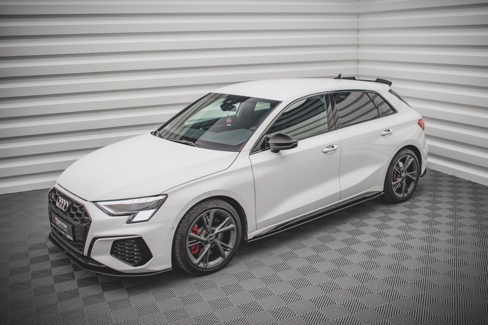 Накладки (лістви) під пороги Street pro Audi S3/A3 S-line 8Y