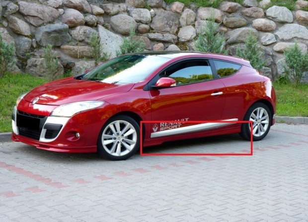 накладки на пороги Renault Megane III