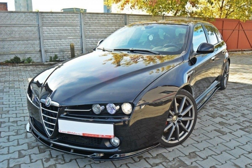 Дифузор на передній бампер Alfa Romeo 159