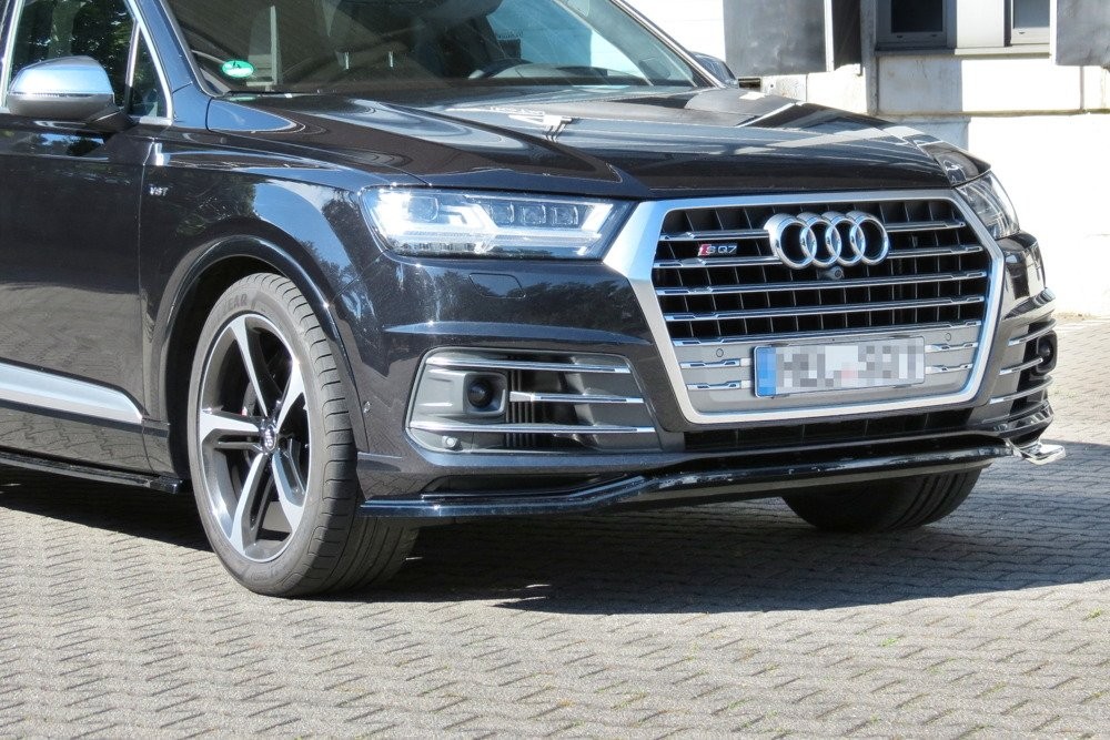 Передній дифузор під бампер Audi SQ7/Q7 S-line MK2