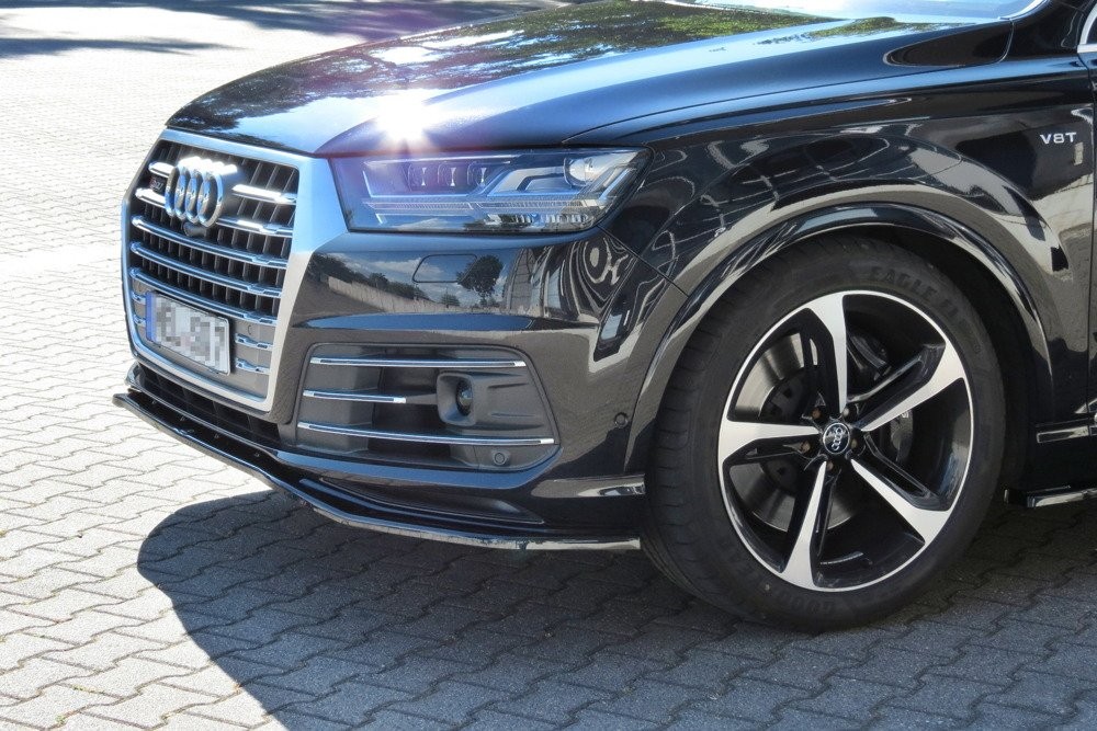 Передній дифузор під бампер Audi SQ7/Q7 S-line MK2