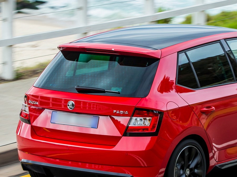 Спойлер багажника Skoda Fabia III стиль Monte Carlo