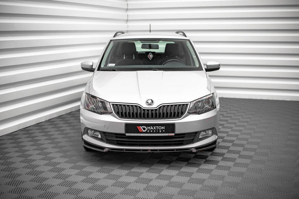 Тюнінгова накладка на передній бампер Skoda Fabia MK3