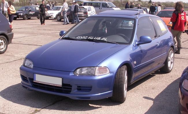 Накладка переднього бампера Honda Civic V 2/3-дверний