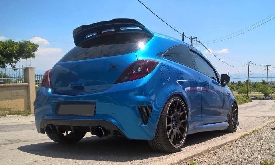 Накладка на спойлер Opel Corsa D, E OPC/VXR