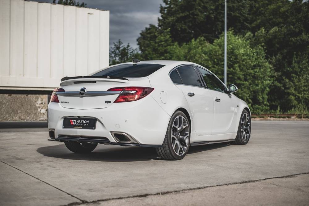 Тюнінгова накладка (юбка) на задній бампер Opel Insignia MK1 рестайл версія OPC