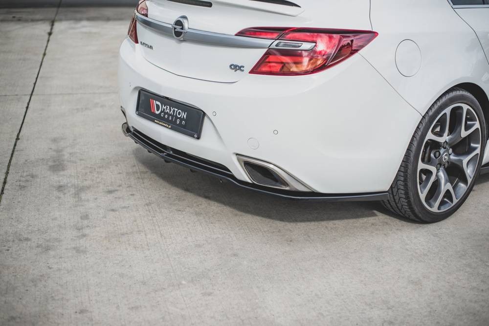 Тюнінгова накладка (юбка) на задній бампер Opel Insignia MK1 рестайл версія OPC