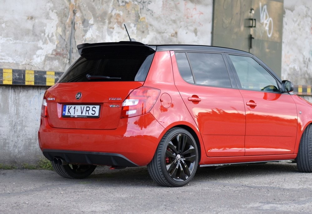 Накладка на спойлер Skoda Fabia MK2 RS
