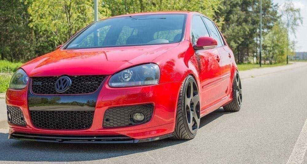 Тюнінговий дифузор переднього бампера VW Golf 5 версія GTI з 30TH передньою накладкою