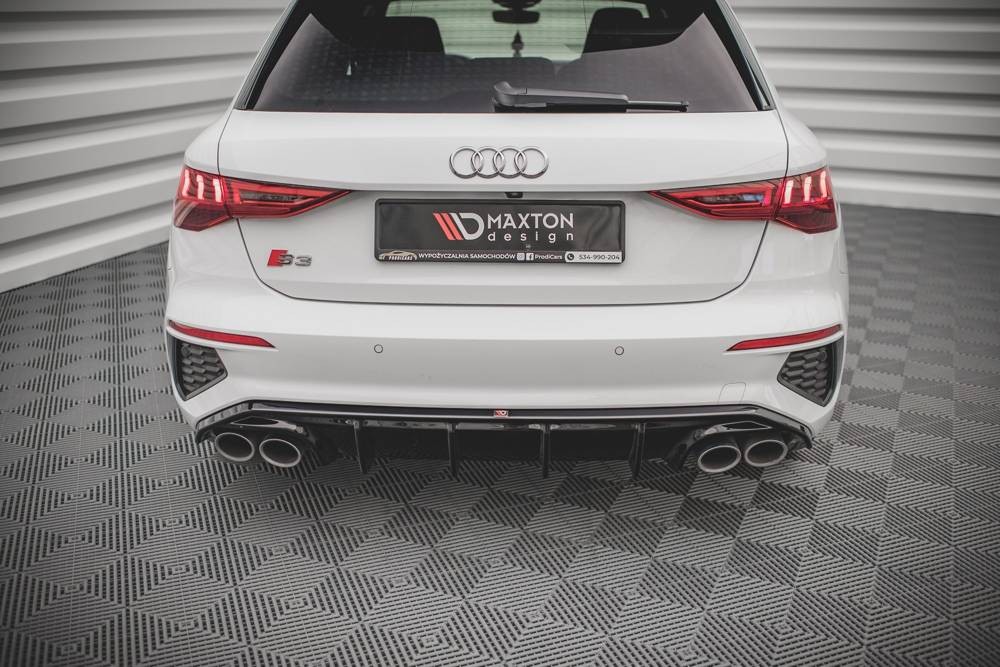Дифузор заднього бампера Audi S3 8Y Sportback