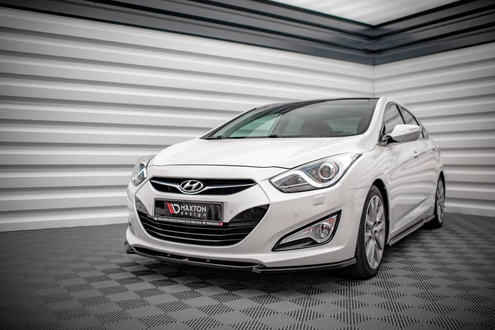 Тюнінгова накладка на передній бампер Hyundai I40 MK1