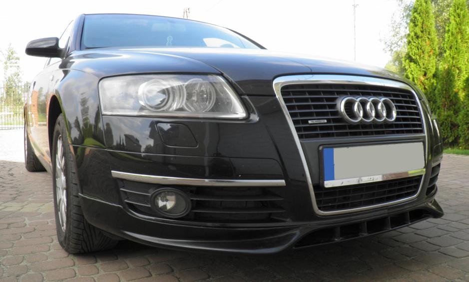 Накладка передня (дифузор) Audi A6 C6 стиль S-line