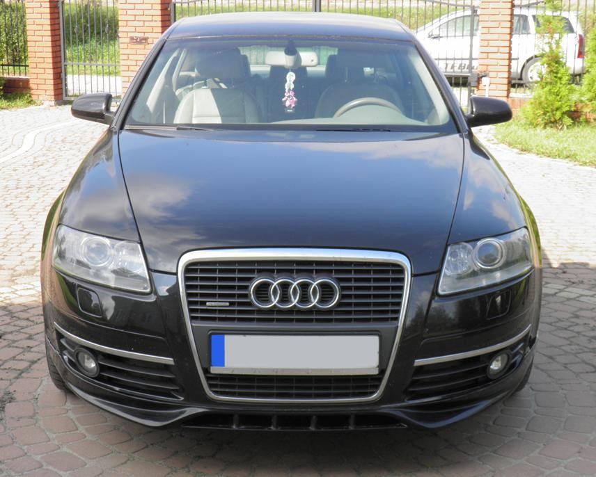 Накладка передня (дифузор) Audi A6 C6 стиль S-line