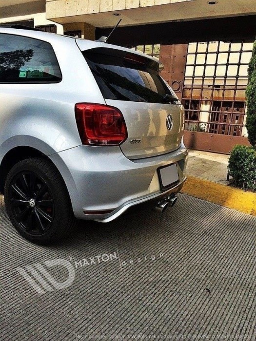 Накладка на задній бампер Volkswagen Polo MK5 GTI