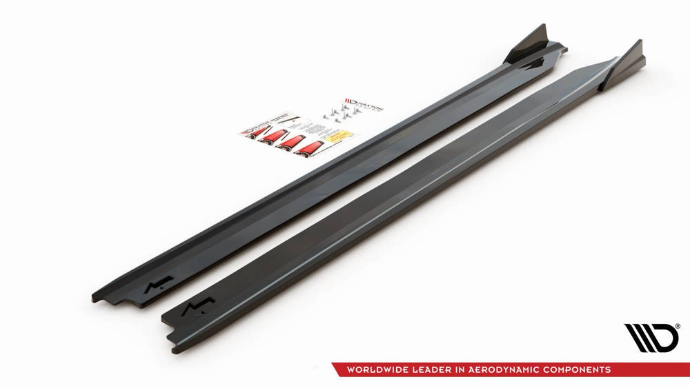 Бічні дифузори (лістви) на пороги Lamborghini Huracan EVO