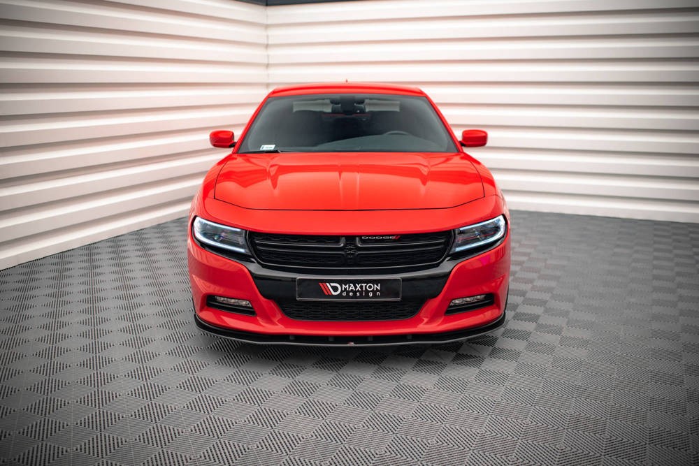 Передній дифузор Street pro під бампер Dodge Charger RT MK7 рестайл