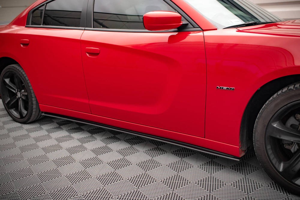 Накладки (лістви) під пороги Street pro Dodge Charger RT MK7 рестайл