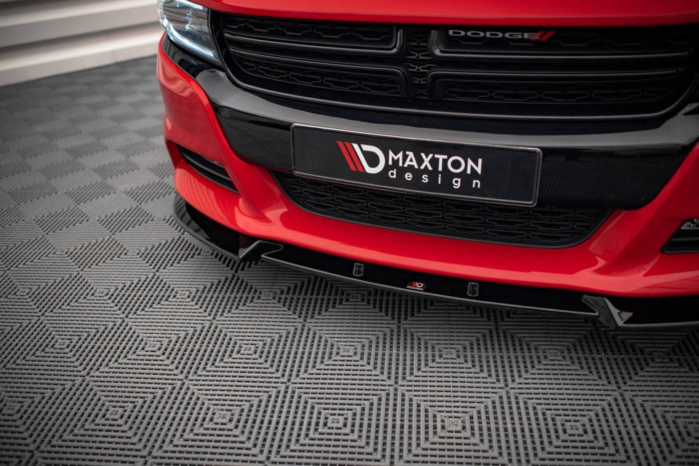 Дифузор (спойлер) на передній бампер Dodge Charger MK7 FL версія RT