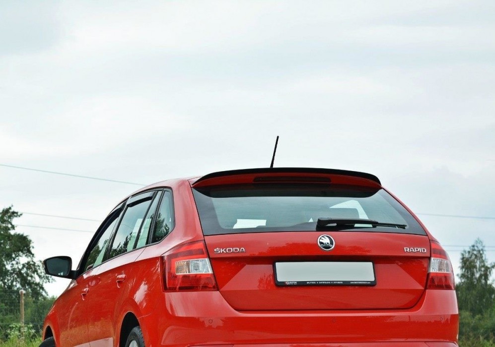 Капспойлер Skoda Rapid Spaceback чорний глянсовий