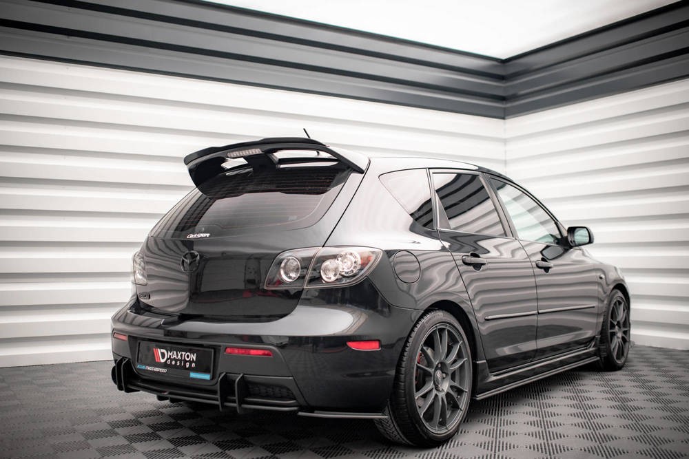 Бічні накладки на задній бампер Street pro Mazda 3 MPS MK1