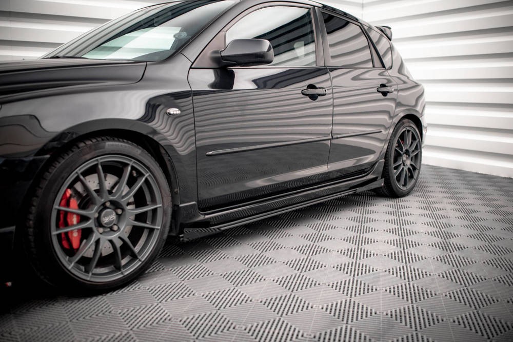 Дифузори + накладки на бічні пороги Street pro Mazda 3 MPS MK1