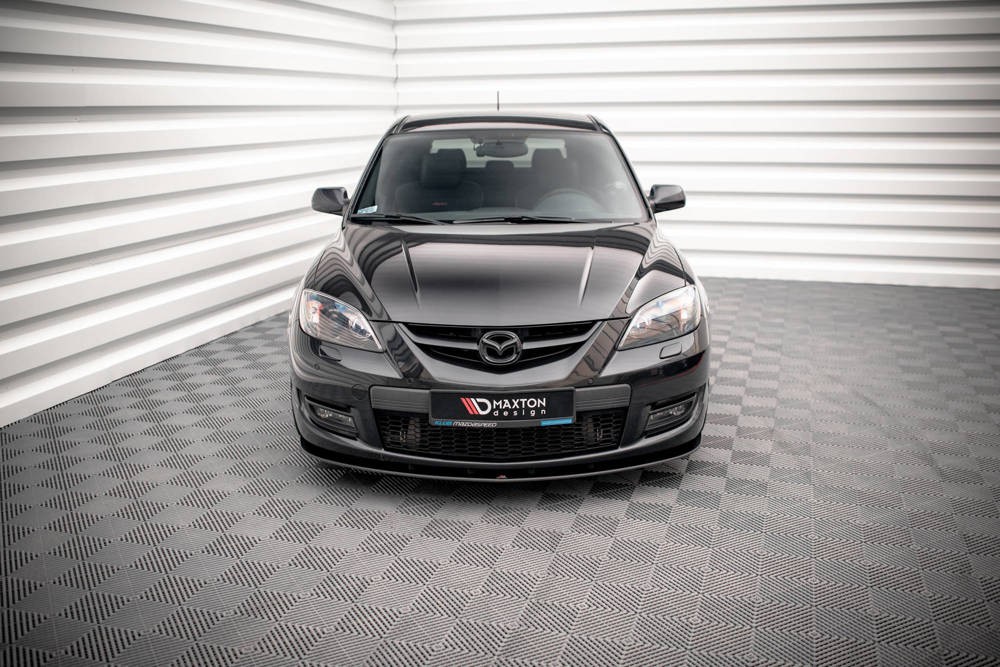 Дифузор на передній бампер Street pro Mazda 3 MPS MK1