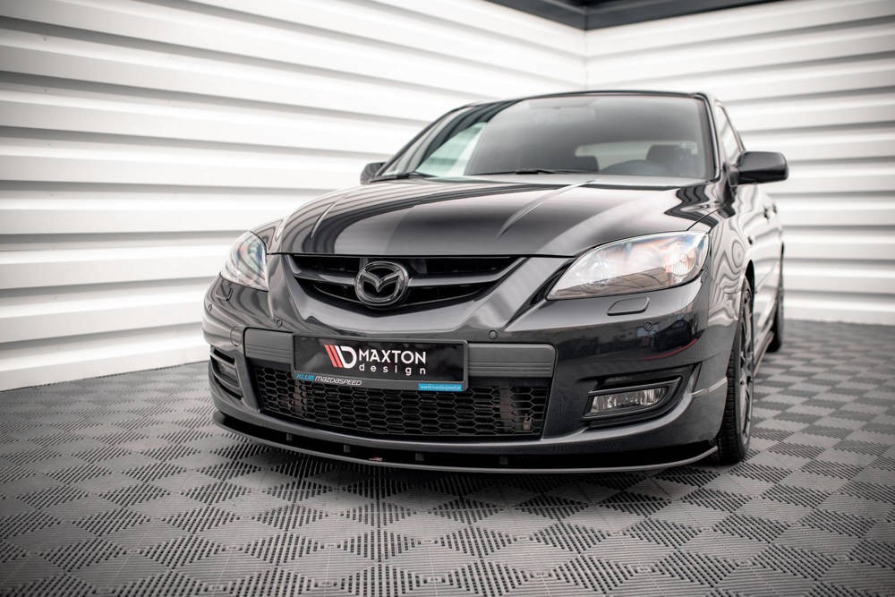 Дифузор на передній бампер Street pro Mazda 3 MPS MK1