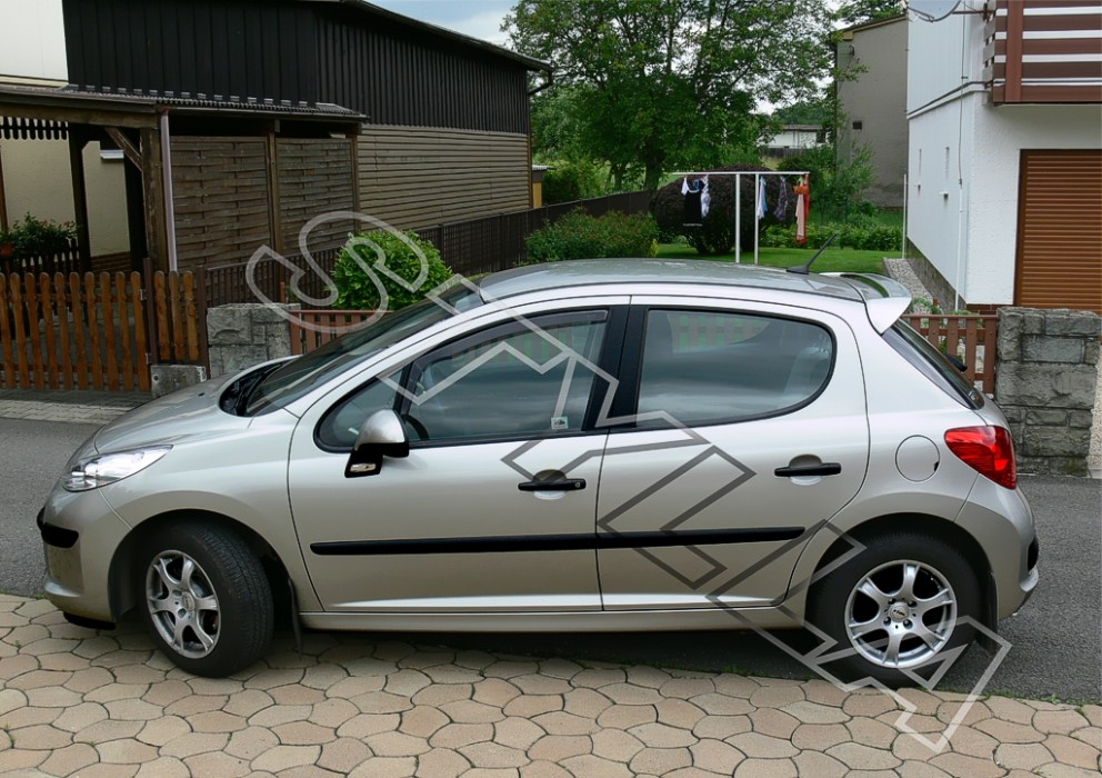 спойлер кришки багажника Peugeot 207 фірми Stylla