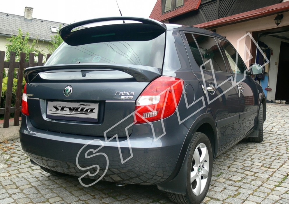 спойлер Skoda Fabia II htb (2006-...) нижній