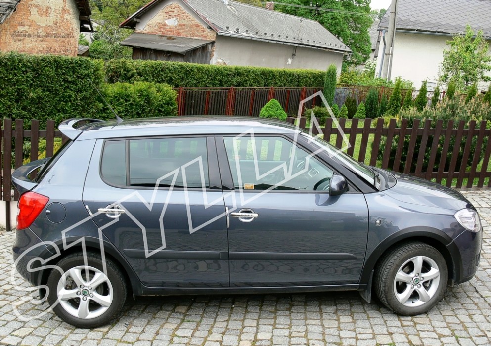 спойлер Skoda Fabia II htb (2006-...) нижній