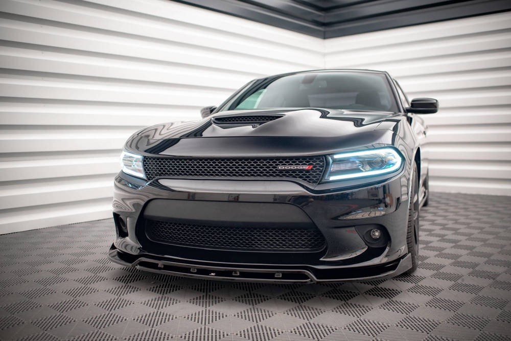 Тюнінг накладка на передній бампер Dodge Charger MK7 SRT рестайл вер. 1