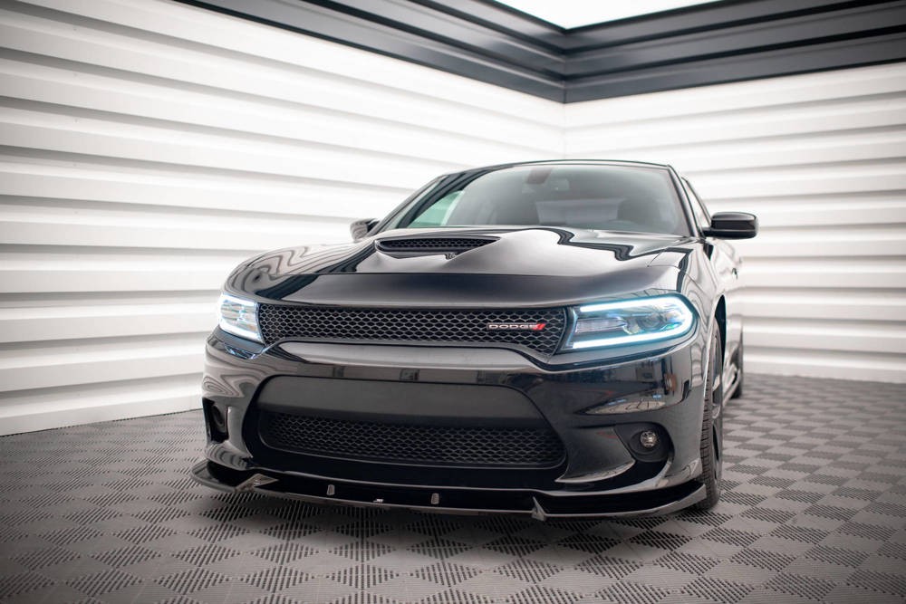Тюнінговий дифузор переднього бампера Dodge Charger MK7 FL SRT вер. 2