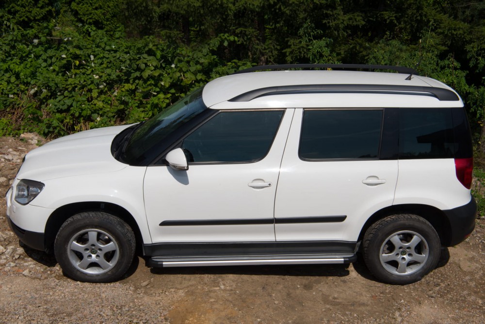 пороги (підніжки бічні) Skoda Yeti рестайл