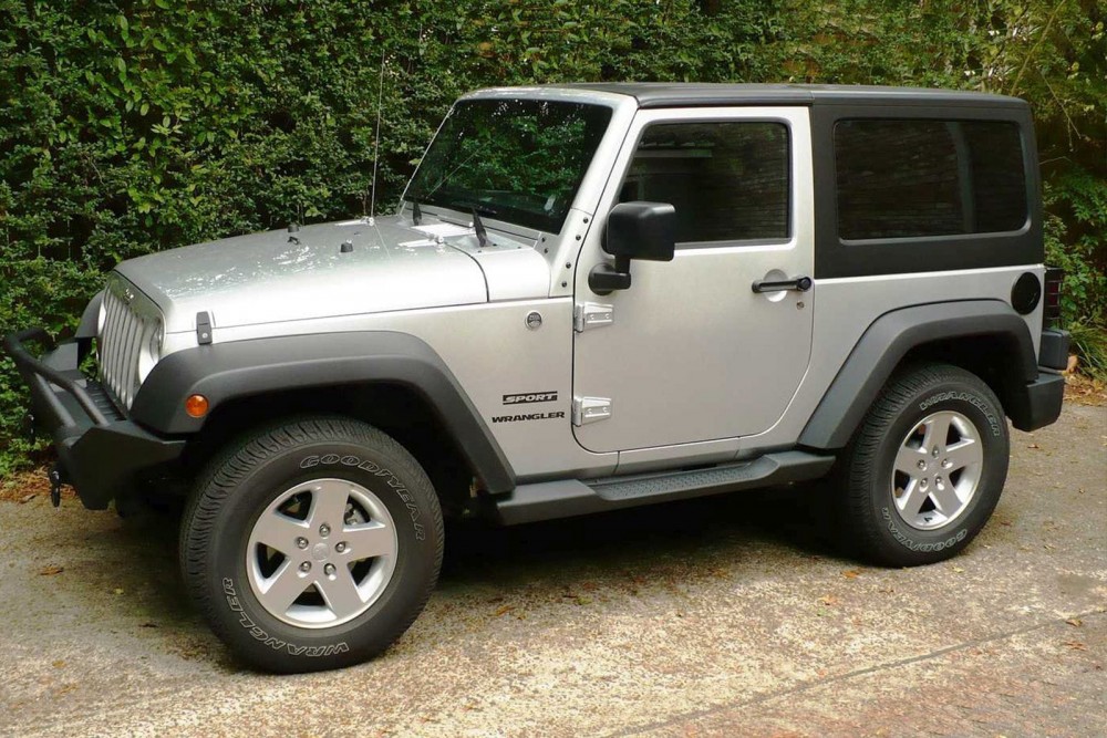 пороги (підніжки бокові) Jeep Wrangler JK 2 двері