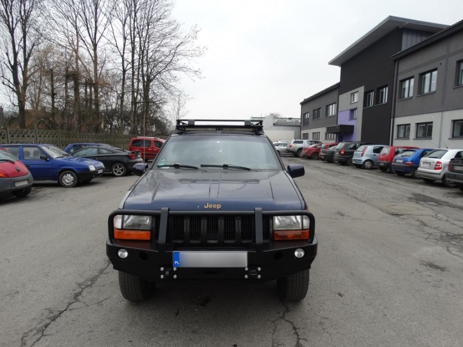 Силовий передній бампер із кенгурятником Jeep Grand Cherokee ZJ (1992-1998)