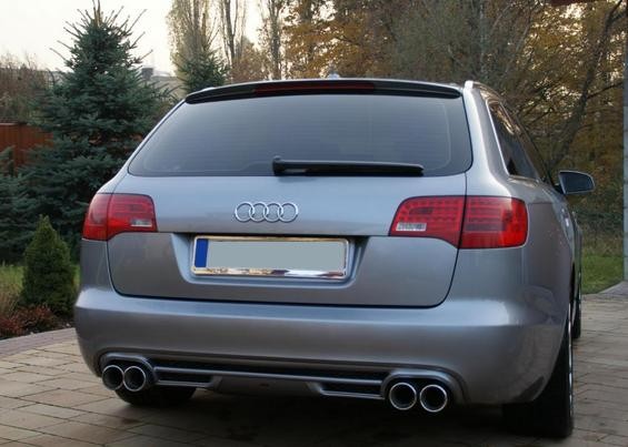 Дифузор заднього бампера Audi A6 C6 Avant