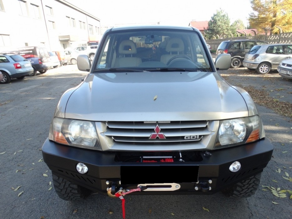 Силовий передній бампер Mitsubishi Pajero III (1999-2006)