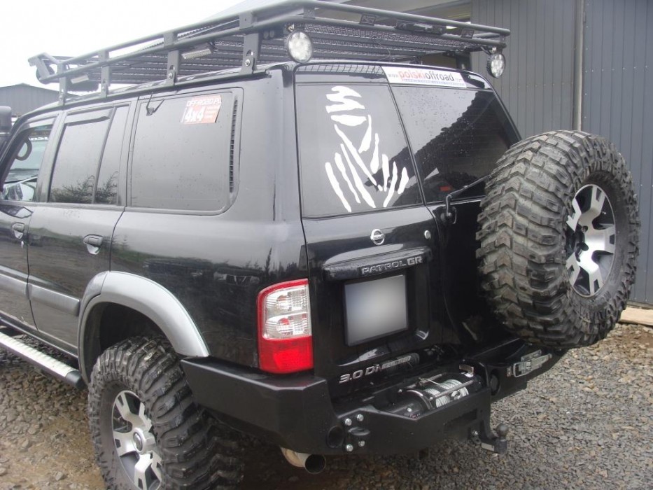 Силовий задній бампер NISSAN PATROL Y61 із кріпленням лебідки