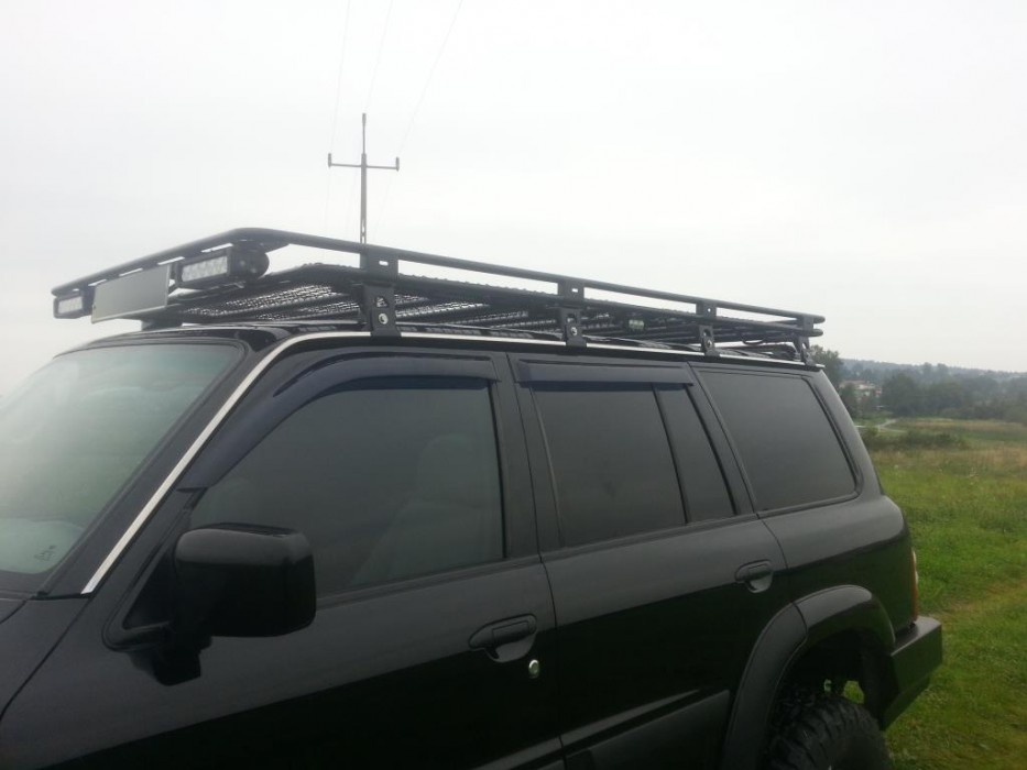 Багажник на дах із сіткою NISSAN PATROL Y61 версія довга