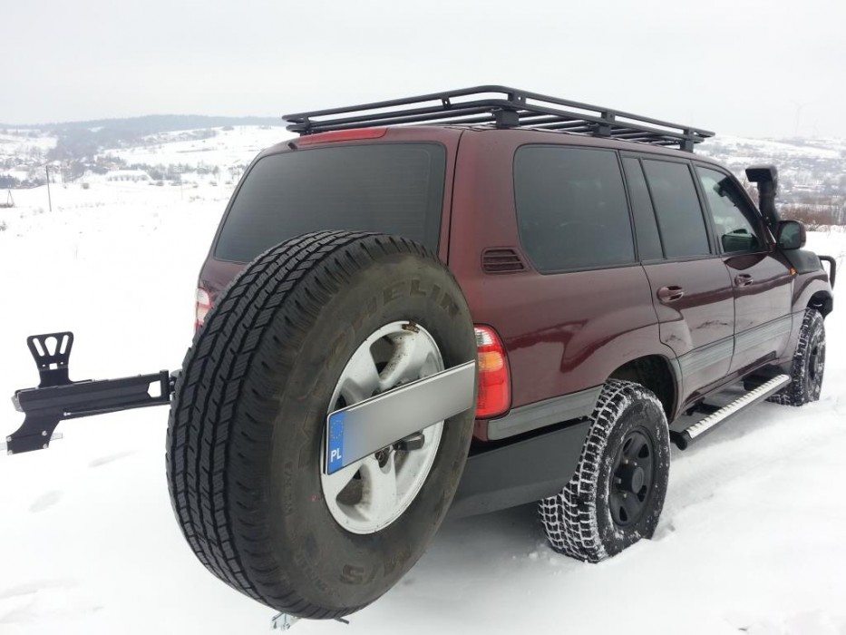 Кріплення запасного колеса Toyota Land Cruiser J100, 105