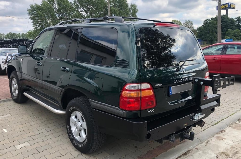 Силовий задній бампер Toyota Land Cruiser J100, 105